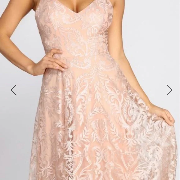 Light pink prom dress - Picture 3 of 3